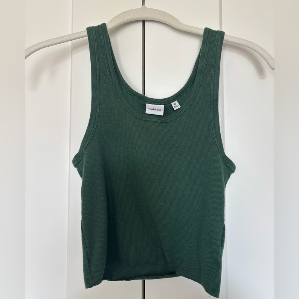 Aritzia Sunday Best Scoop Neck Tank Top